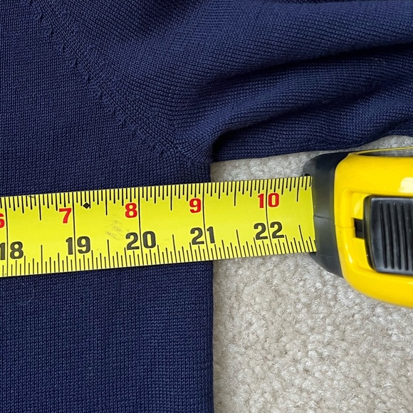 Kuhl Evelyn striped crew neck sweater navy blue rainbow stripe - Picture 10 of 10